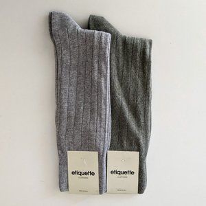 Etiquette, US 8-12, grey and olive color